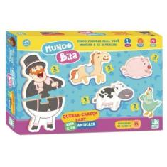 Imagem de Quebra Cabeça Em Madeira Baby Bita E Os Animais 0692 - Nig