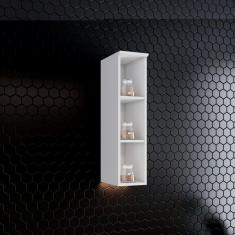 Imagem de Armário Aéreo Nicho De Cozinha 20 Cm Amy Casa 812 Branco Hp