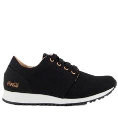 Imagem de Tênis Coca Cola Sense II Feminino Preto e Branco