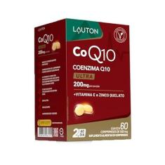 Imagem de Coenzima Q10 200mg por porção + Tocoferol + Zinco 60 Cps - Lauton