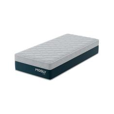 Imagem de Colchão Solteiro York Molas Ensacadas (24x88x188) Azul e Branco