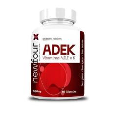 Imagem de Vitaminas A D E K 500MG 60 Capsulas - New Four