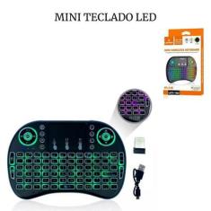 Imagem de Mini Teclado Touchpad RPG Bluetooth LED para  Smart TV Notebook Projet