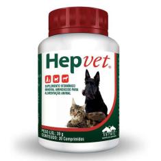 Imagem de Suplemento Vetnil Hepvet Para Cães E Gatos 30 Comprimidos