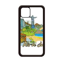 Imagem de Capa pintada à mão Brasil Rio de Janeiro para iPhone 12 Pro Max para Apple Mini Mobile Case Shell