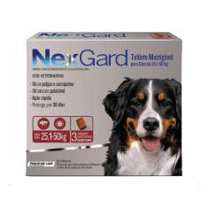 Imagem de Nexgard 25 a 50 kg Antipulgas e Carrapatos Merial para Cães - 3 Unidades, Frontline Labs, Multicor