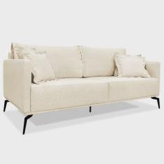 Imagem de Sofá Living 2 Lugares 1,60m Sirius Linho Pés Metálicos - Pallazio