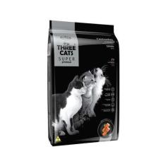 Imagem de Ração Three Cats Para Gatos Castrados Sabor Salmão 15Kg