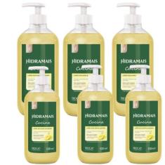 Imagem de Kit 6 Sabonete Gel Cucina Antiodores 500 Ml Hidramais