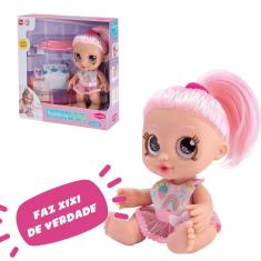 Imagem de Boneca Baby Rainbow Faz Xixi Moderna com Acessórios Bambola
