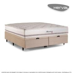 Imagem de Cama Baú Queen Herval Haarlem, Molas Ensacadas, 76x158x198 cm