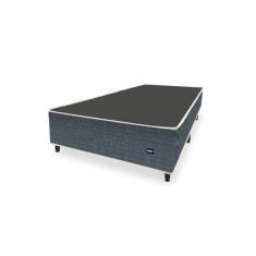 Imagem de Cama Box Universal Solteiro Americano Evolution Tecido Jacquard Azul -