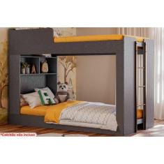 Imagem de Beliche Multifuncional Montessoriana New Conect Grafite - Santos Andirá