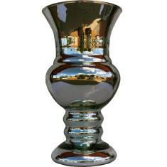 Imagem de Vaso De Vidro Itália Decoração Luxo 33CM Alto Para Arranjos E Flores