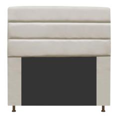 Imagem de Cabeceira Estofada Turim 195Cm King Size Suede Bege