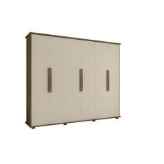 Imagem de Guarda-Roupa Casal 6 Portas 4 Gavetas Canadá Freijó/Offwhite  Rv Móvei