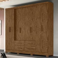 Imagem de Roupeiro 8 Portas Timms Castanho Wood
