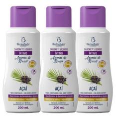 Imagem de Kit 3 Sabonete Líquido Íntimo Açaí 200ml - Bio Instinto