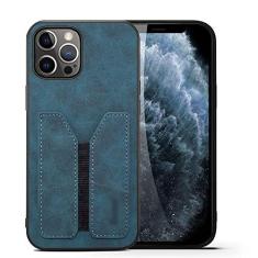 Imagem de Carteira de bolso de cartão para iPhone 14 13 12 Mini 11 Pro XS Max XR X SE 2020 8 7 Plus Couro Capa Traseira, Azul, Para iPhone 12Pro Max