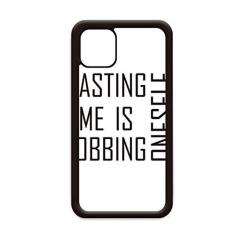 Imagem de Capa Wasting Time is Robbing Oneself para iPhone 12 Pro Max para Apple Mini Mobile Case Shell