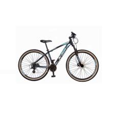 Imagem de Bicicleta Aro 29 Ksw Xlt 24v Freio a Disco Garfo Com Suspensão Mtb 29 Alumínio Pneu com Faixa Bege - Preto/Azul