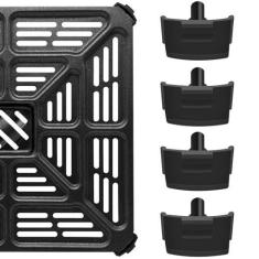 Imagem de Air Fryer Pés de borracha para forno de fritadeira a ar Cuisinart 6QT AIR-200, 4 peças de silicone abas de silicone para fritadeira a ar de borracha, peças de reposição, abas e acessórios
