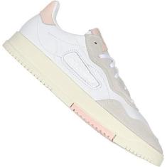 Imagem de adidas Tênis feminino WM SC Premiere, Calçado branco/branco/rosa gelado, 37