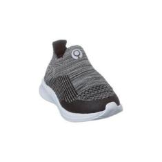 Imagem de Tênis Infantil Masculino Ortopé Happy Comfort Calce Fácil Knit Cinza Grafite-Masculino