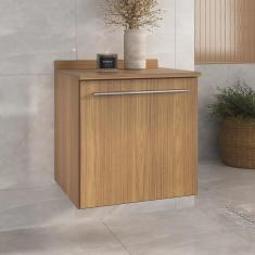 Imagem de Balcão para Cozinha Fit 60 Lado Esquerdo le com Prateleira com Tampo Larnaca