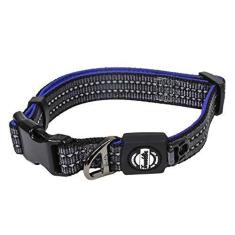 Imagem de Franklin Pet Supply Co. – Coleira de nylon para cães – Conforto reflexivo – Ajuste – Neoprene – Ajustável – Pequeno– Médio – Grande – Cachorrinho – Cachorro – Gato – Clipe fácil