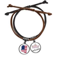 Imagem de DIYthinker Arizona Pulseira de couro com corrente de mão e corrente de mão com estrelas e estrelas