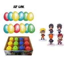 Imagem de Kit 12 Ovos Surpresa Miniaturas Colecionáveis Naruto Ninjas - Tiktoys