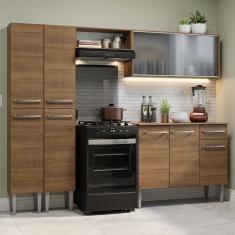 Imagem de Armário De Cozinha Completa 229Cm Madesa 05 Rustic