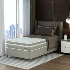 Imagem de Cama Box Solteirão 108X198x51cm Molejo Verticóil Milani Fx Montreal