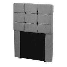 Imagem de Cabeceira Cama Box Solteiro 0.90 Julia Shop Das Cabeceiras Cinza Chumbo