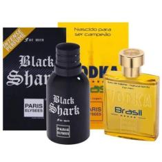 Imagem de Perfume Vodka Brasil Amarelo + Black Shark - Paris Elysees 100ml