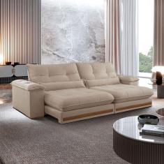 Imagem de Sofá Dubai Linho 02 Módulos De 80 Cm B25 Cm Meu Sofá Online A226 Linho Bege