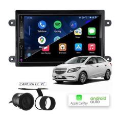 Imagem de Multimídia MP10 CarPlay e Android Auto Prisma 2014 a 2019 - First Opti
