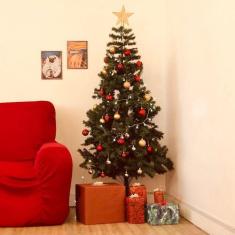 Imagem de Árvore de Natal Pinheiro Luxo 180cm - PVC e Ferro - Wincy Natal