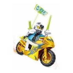 Imagem de Boneco Blocos De Montar Nya Moto Dourada Ninjago