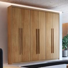 Imagem de Guarda Roupa Casal 6 Portas 2 Gavetas Veracruz - Rufato