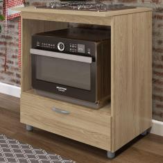 Imagem de Armário De Cozinha Para Cooktop 1 Gaveta Oak - Completa Móveis