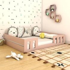 Imagem de Cama Casal Montessoriana Play Rosa