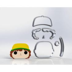 Imagem de Cortador Stranger Things Dustin Funko Modular Tamanho 5cm