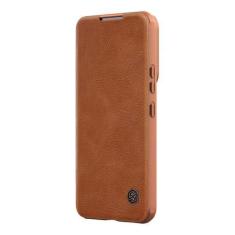 Imagem de Capa Carteira Flip Nillkin Qin Para Galaxy S22+ Plus Marrom