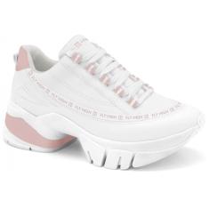 Imagem de Tênis Ramarim Dad Sneaker Chuncky Feminino  Plataforma Branco e Rosé Fly High 22-80104-Feminino