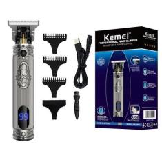 Imagem de Barbeador Aparador Trimmer Kemei Km-700H Prata 110V/220V - Km700h