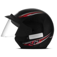 Imagem de Capacete Moto Aberto Mixs Up Masculino Feminino Com Viseira, PRETO, 60