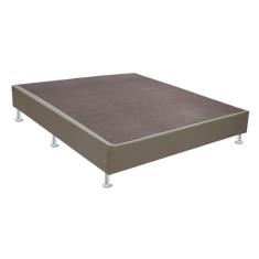 Imagem de Base Box Casal Sommier Sintético Viúva128x188x30 Ortobom Creme