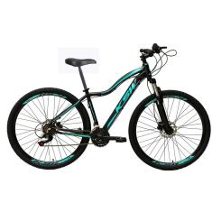 Imagem de Bicicleta Aro 29 Feminina Ksw Mwza Alumínio 24v Câmbios Shimano Tz Freio a Disco Suspensão Dianteira-Feminino